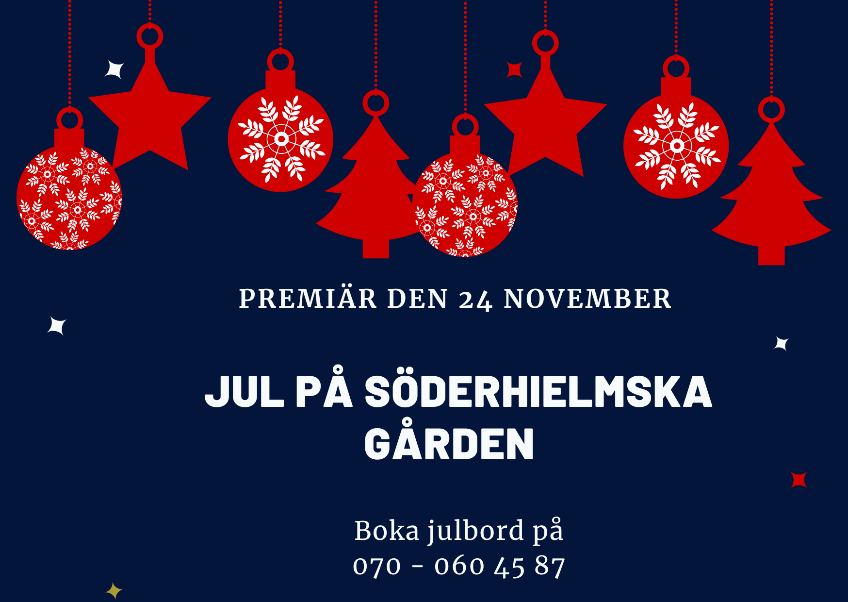 Julbord Söderhielmska Gården